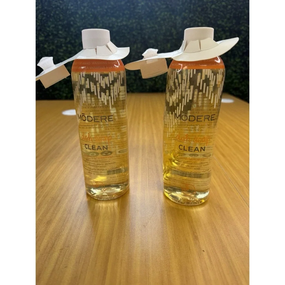 Lot Of 2 Modere Dish Soap Clean Comes with Pop top